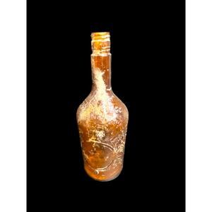 1955 Armstrong Amber Glass Bottle Carstairs 1788 Whiskey Empty D126